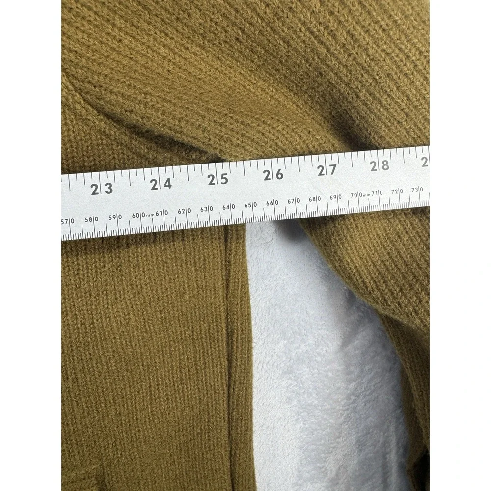 Banana Republic Wool Blend Button Down Cost Jacket Military Green Men's XL